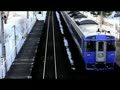 NIKON D5100動画撮影　石北本線桜岡駅「特急オホーツク」列車交換2