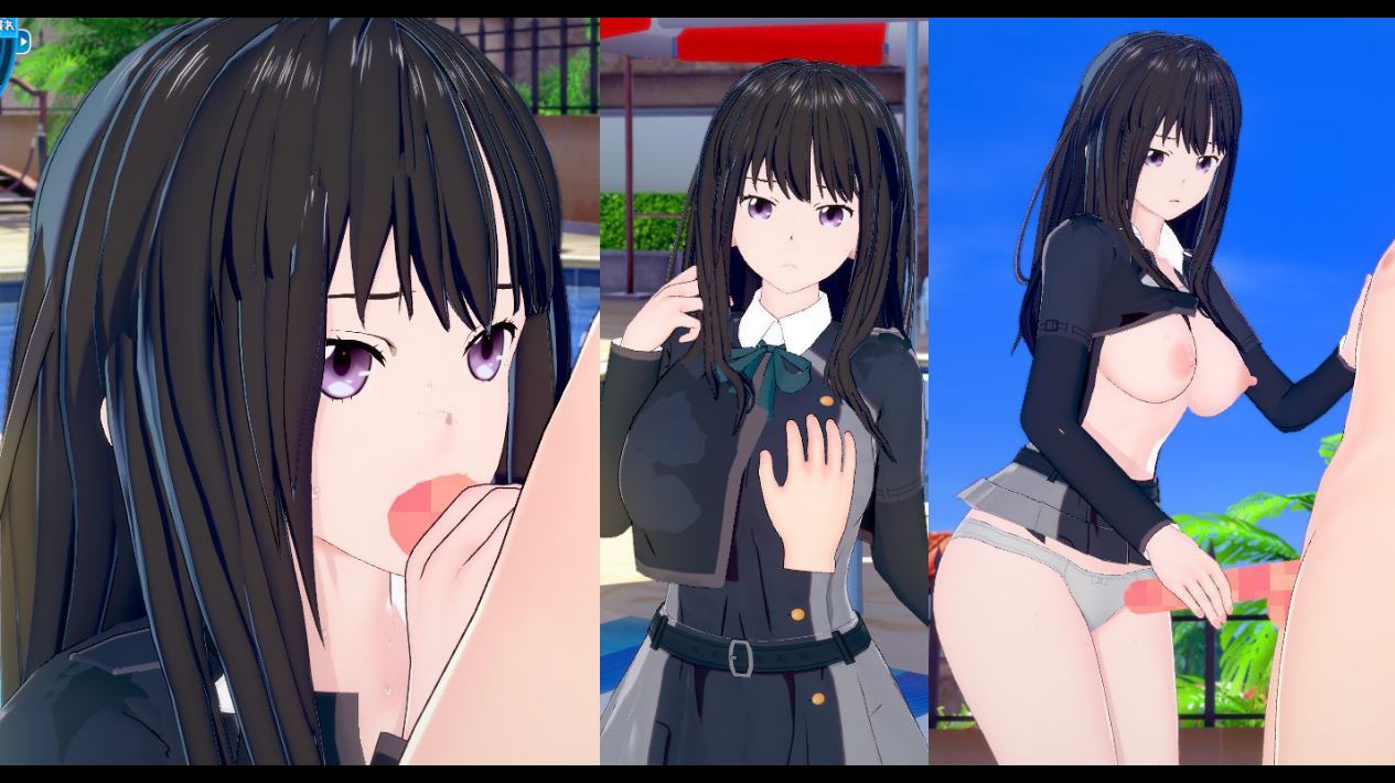 リコリス・リコイル 井ノ上たきな】コイカツ！プレイエロアニメ動画(アニメ3DCGエロゲーム 版権キ - FC2動画アダルト